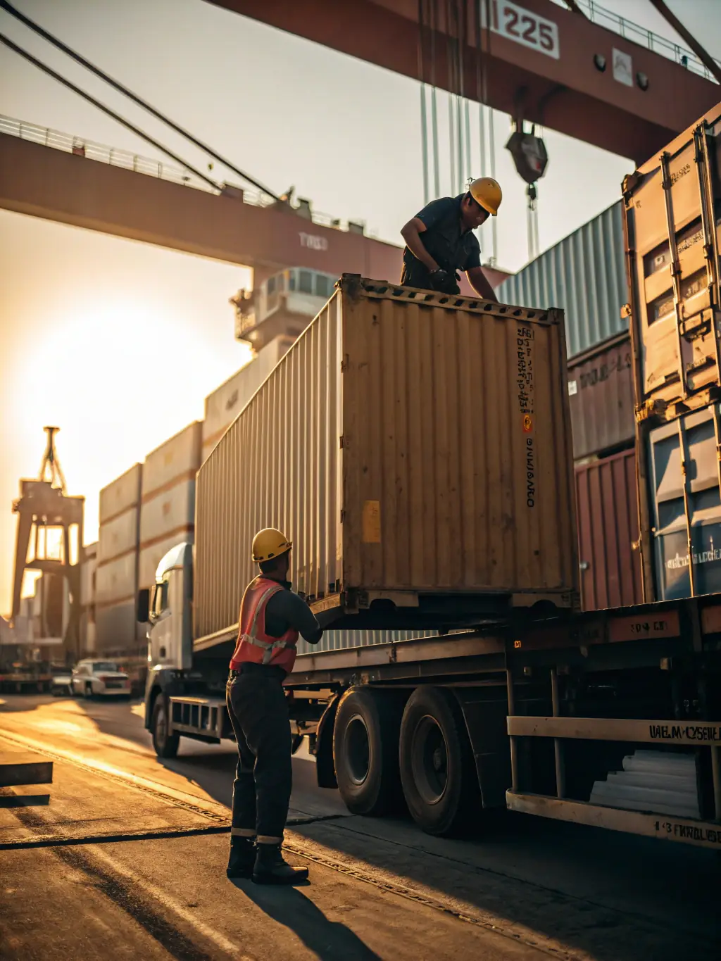 A full truckload (FTL) shipment being prepared for dispatch, emphasizing the speed and efficiency of dedicated FTL services.